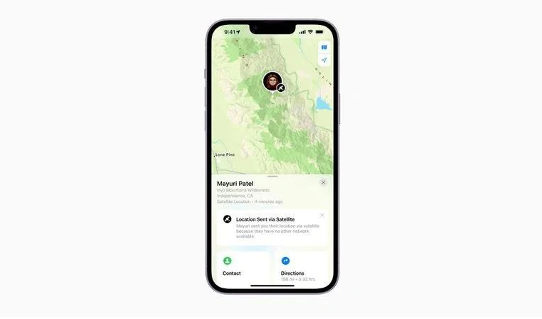 会东苹果14维修分享iPhone14系列中 FindMy功能通过卫星分享位置方法教程 